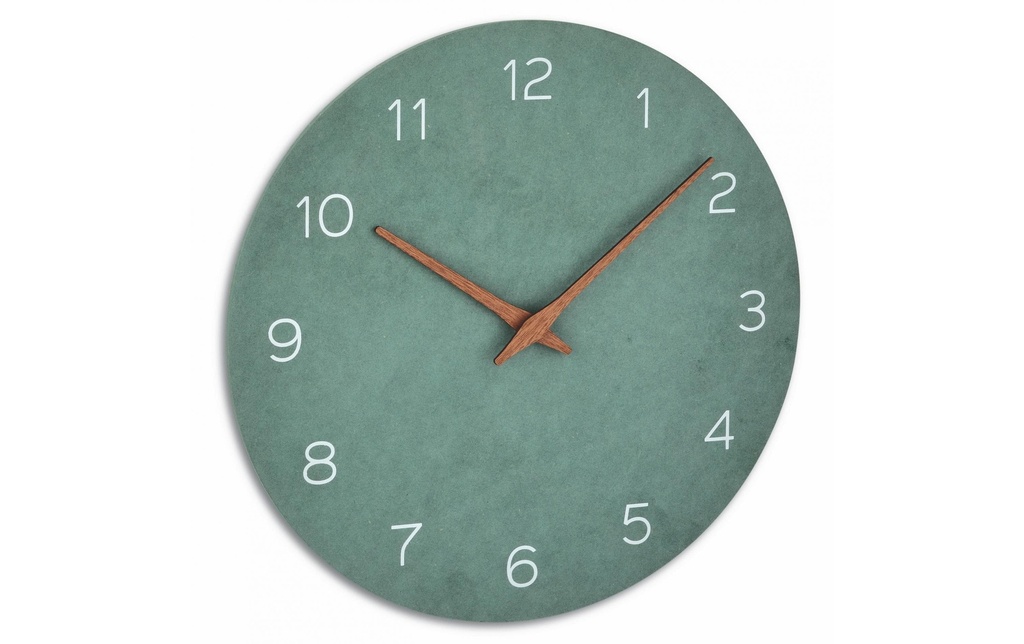 TFA Dostmann Horloge murale Analogique avec aspect bois Ø 29.7 cm, Jade
