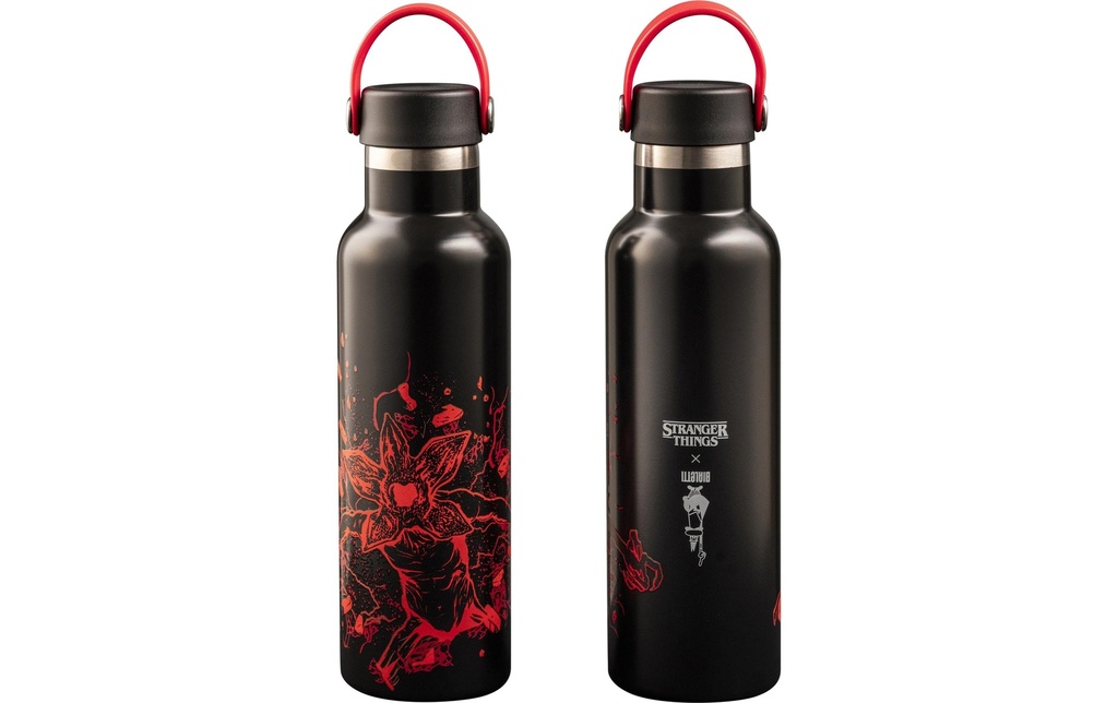 Bialetti Gourde Stranger Things, 600 ml, noir / rouge