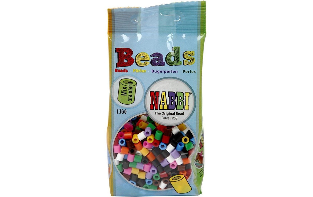 Creativ Company Perles à repasser Nabbi moyen Couleurs standard
