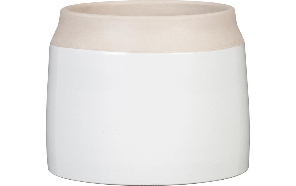 scheurich Pot de fleur Blanco 717, 21.9 cm, blanc