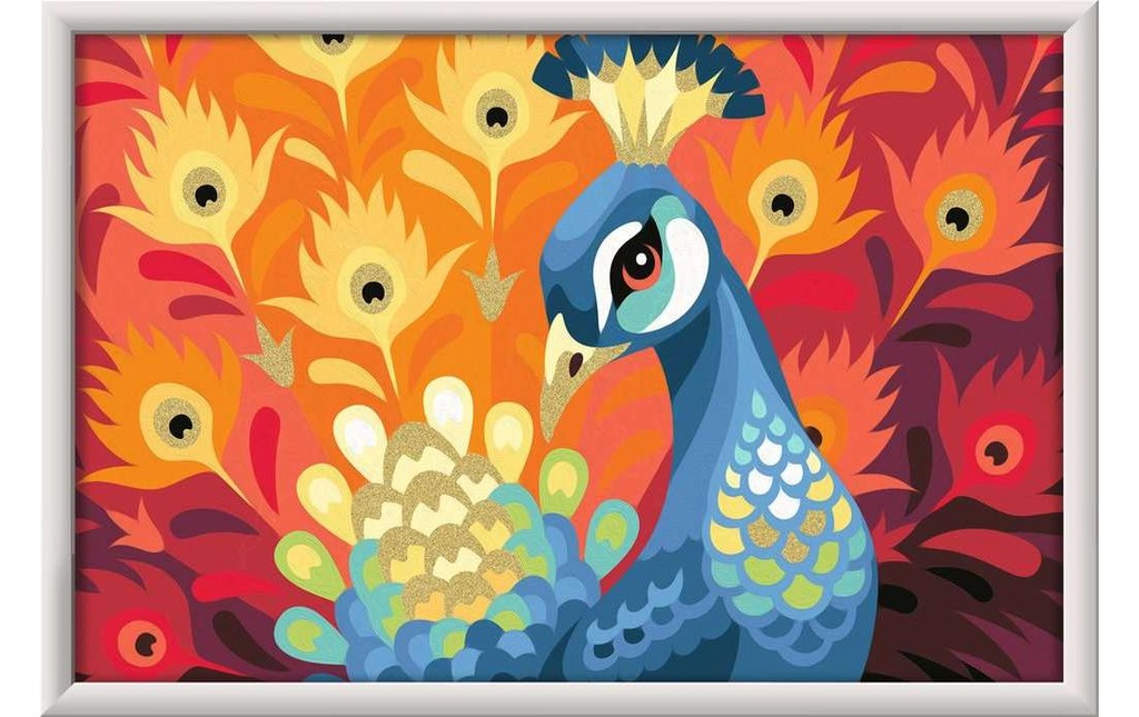 Ravensburger Peinture avec chiffres CreArt Proud Peacock