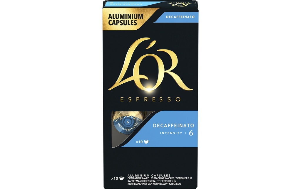 L'Or Capsules de café Decaffeinato 10 pièces
