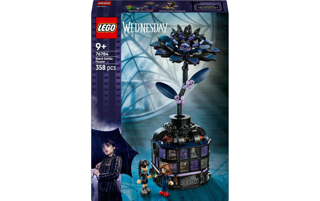 LEGO® Wednesday Dahlia noir 76784