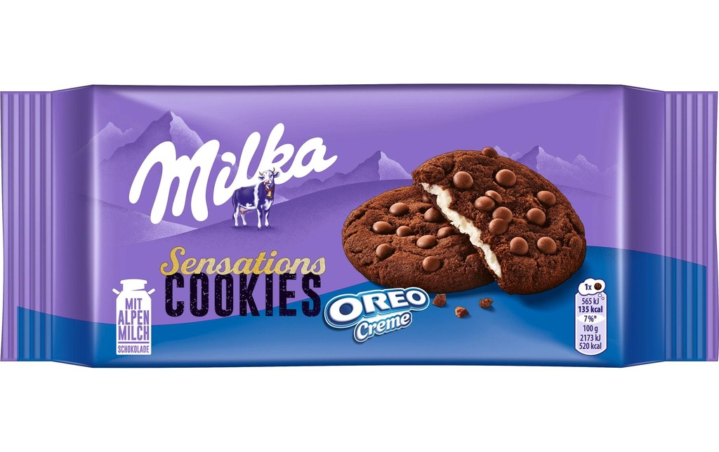 Milka Biscuits Milka Cookie Sensations Oreo 156 g