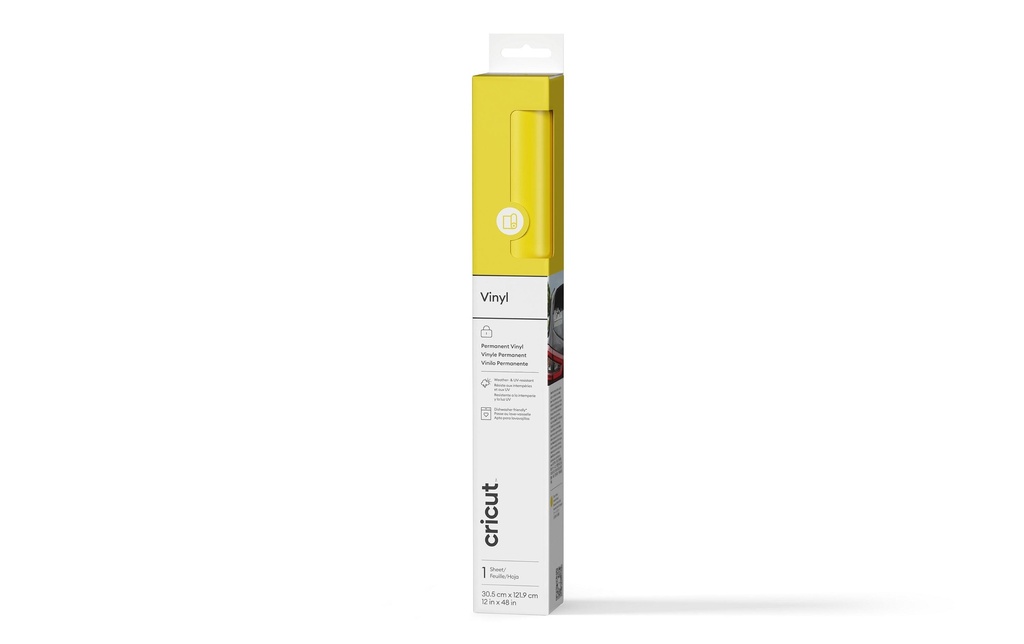 Cricut Film de vinyle Permanent 30.5 x 122 cm, 1 Pièce/s, Ambre
