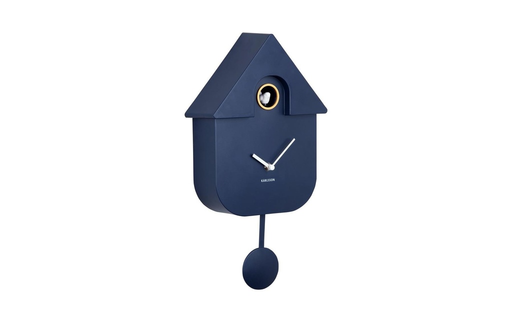 KARLSSON Horloge murale Coucou Bleu foncé