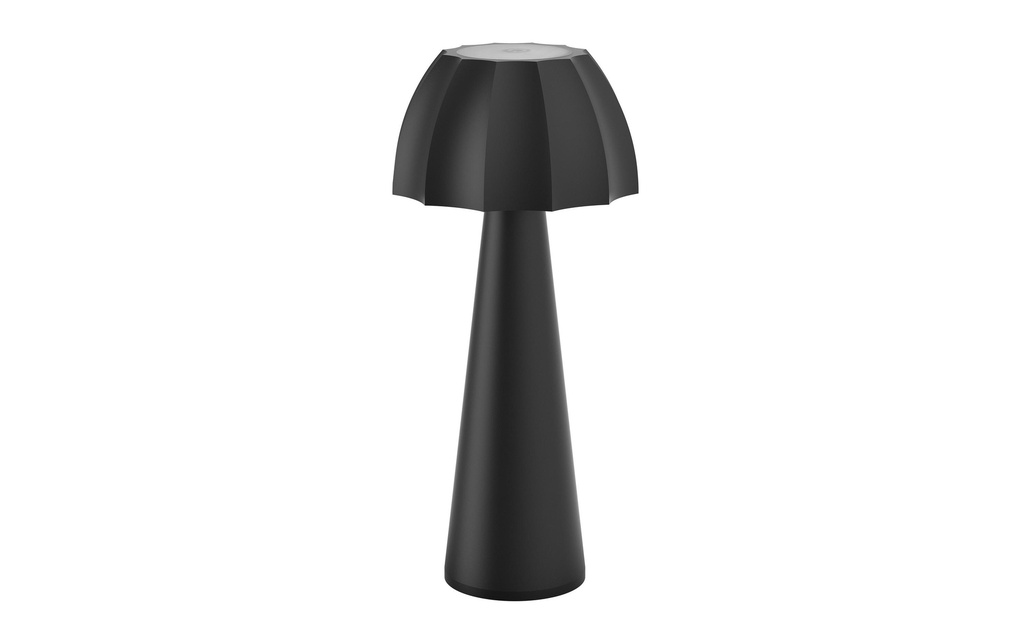 Schönenberger Lampe de table à accu Sulis, USB-C, 27 cm, noir