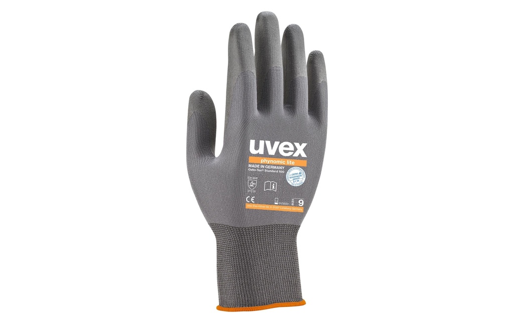 uvex Gant de montage Phynomic Lite, 5, Gris, 1 Pièce/s