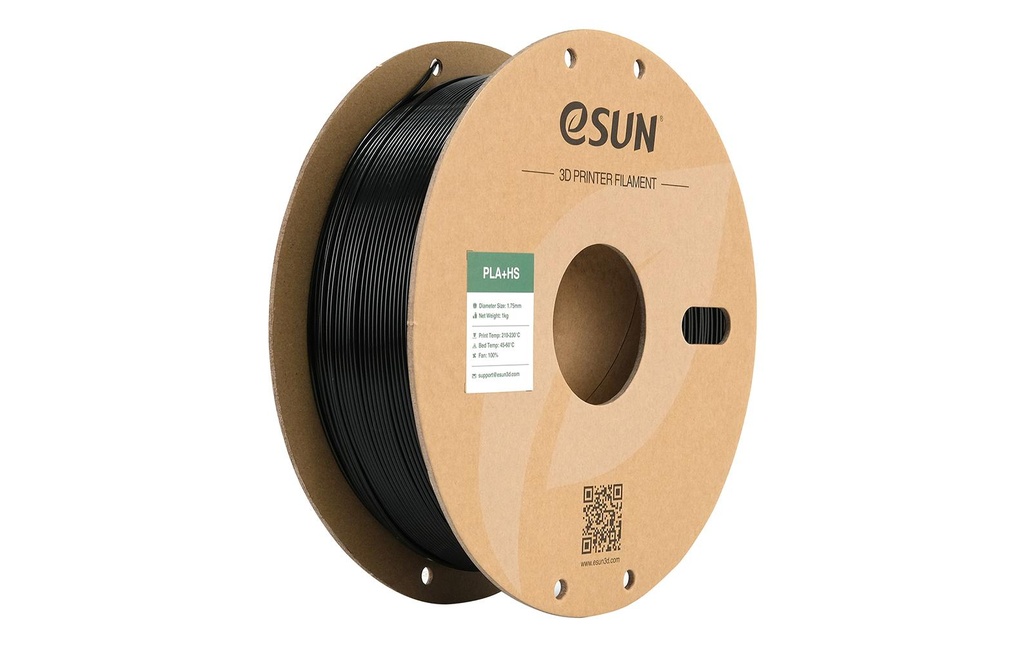 eSun Filament PLA+ HS Noir 1.75 mm 1 kg