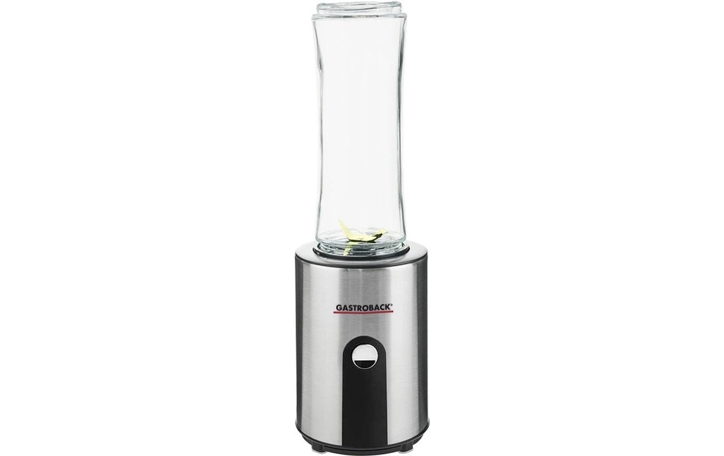 Gastroback Appareils à smoothies Mix & Go Noir/Argenté