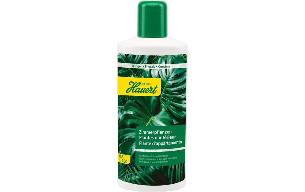 Hauert Engrais liquide pour plantes d'intérieur, 500 ml