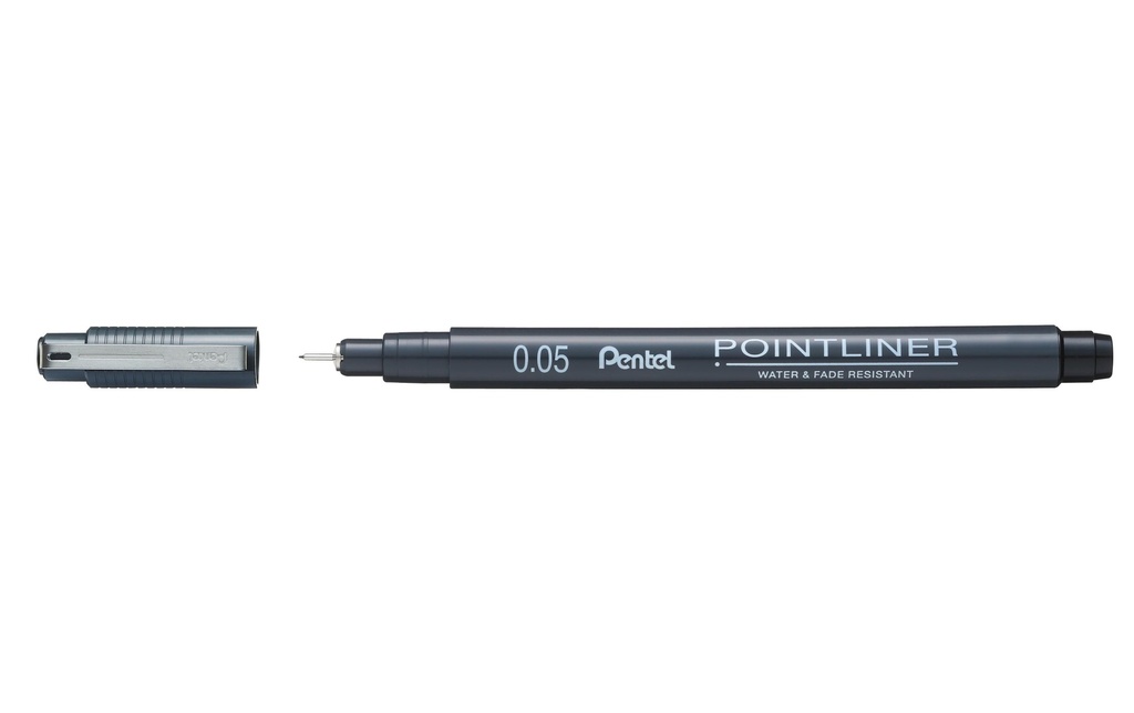 PENTEL Fineliner Pigment noir 0.05mm