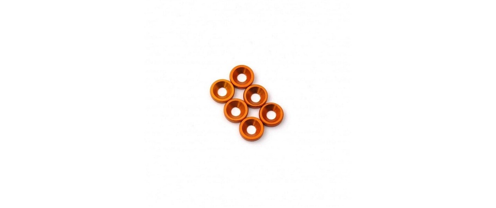 Hobbytech Disque abaissé M3, orange Spirit NXT