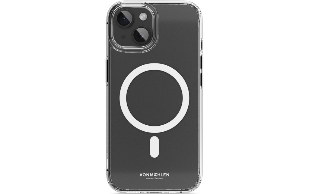 Vonmählen Coque arrière Étui transparent MagSafe iPhone 15 Plus