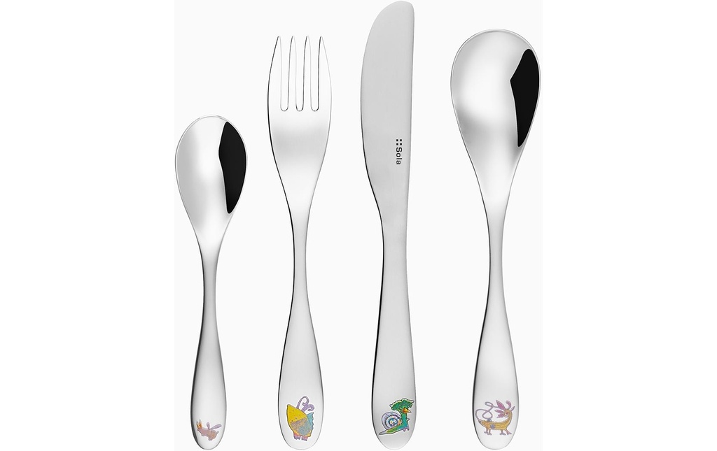 Sola Set de couverts pour enfants Kids World 2 , 4 pièces