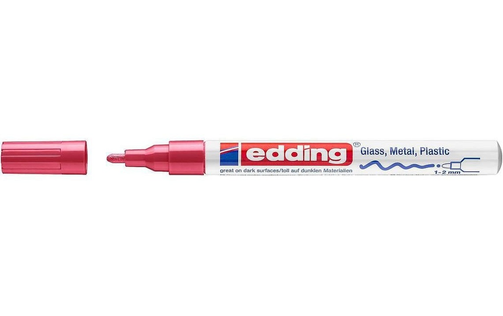 EDDING Marqueur peinture 751 rouge