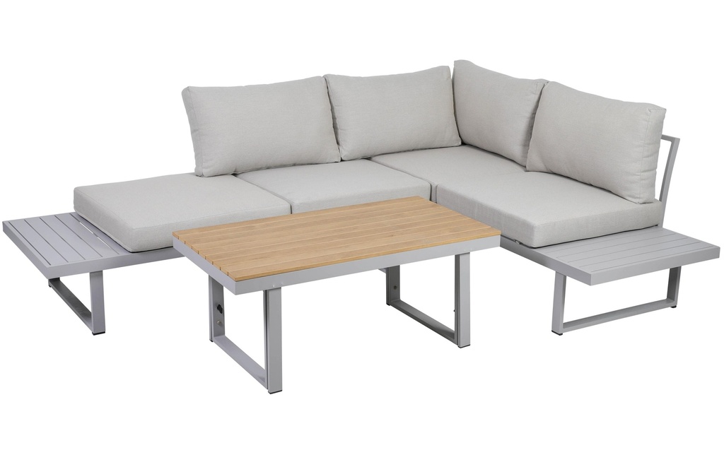 Greemotion Mobilier lounge Aruba, Gris, 3 places