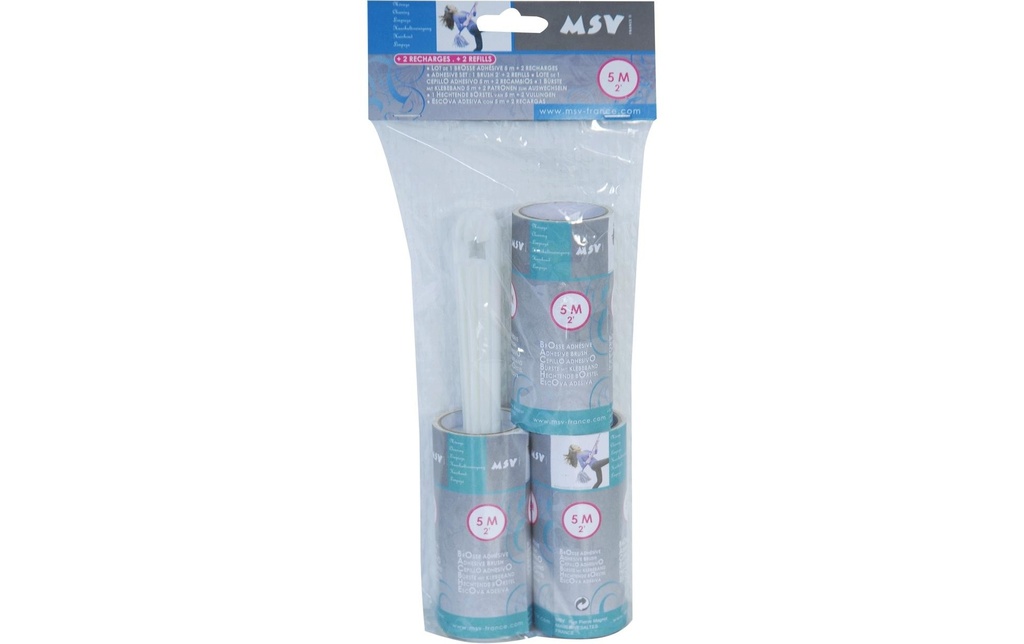 MSV Rouleau adhésif pour vêtements 5 m