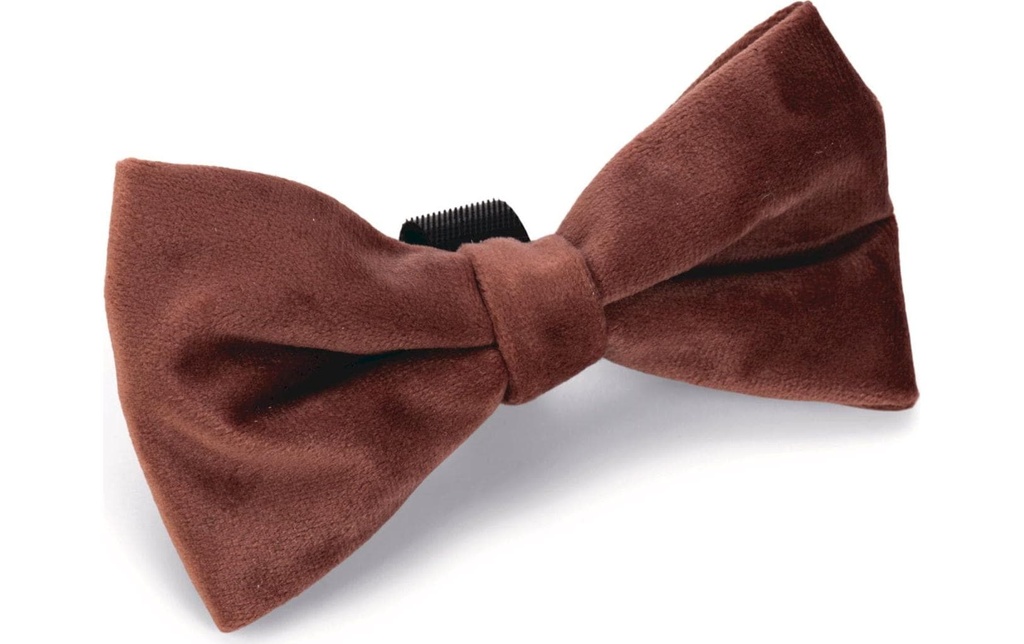 Designed by Lotte Noeud papillon Velvet Zaza 9 cm, Rose fonce
