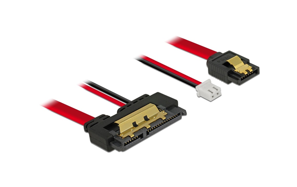 Delock Câble combiné SATA3 2 broches courant, 30 cm