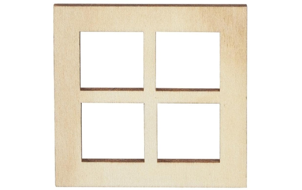 HobbyFun Mini Maison Fenêtre 3 pièces