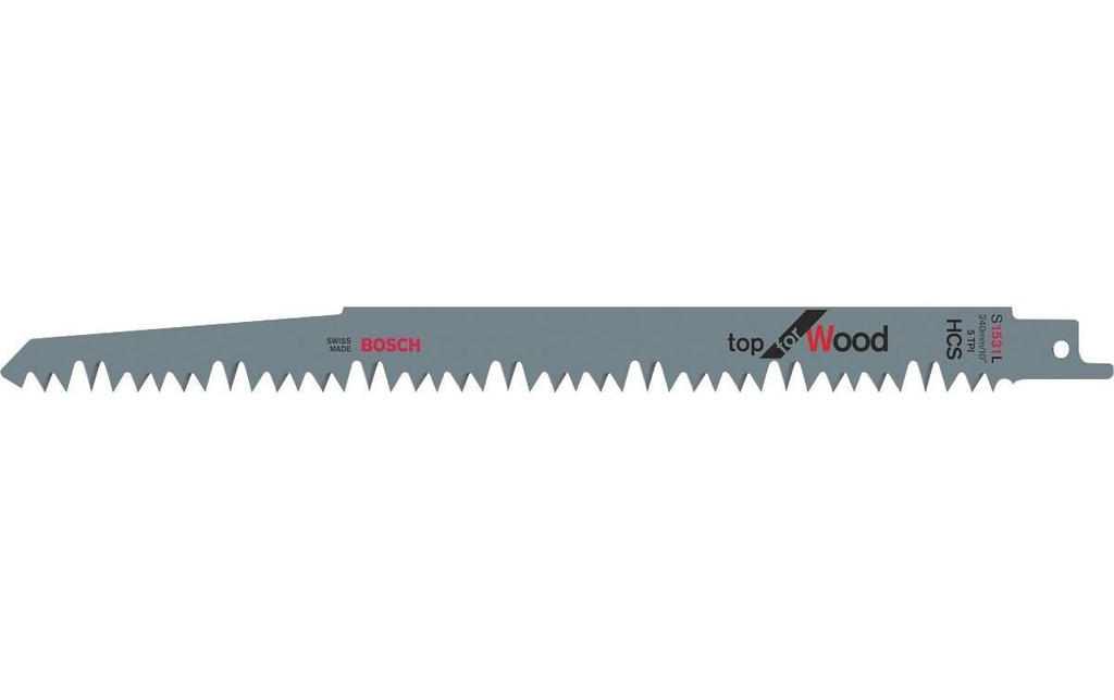 Bosch Professional Lame de scie sabre S 1531 L Top for Wood, 2 pièces