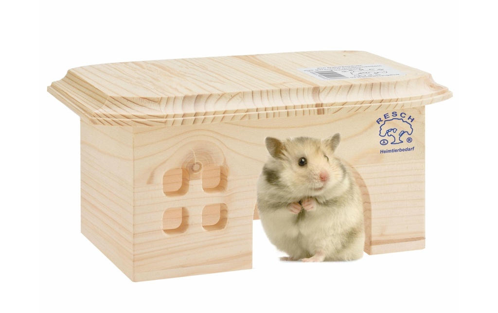 Resch Maison pour hamster Bungalow 20 x 13 x 9 cm