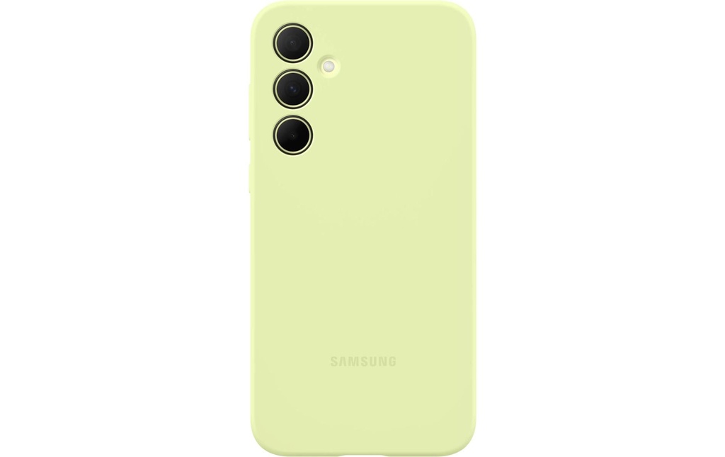 Samsung Coque arrière Silicone Galaxy A35 5G Lime