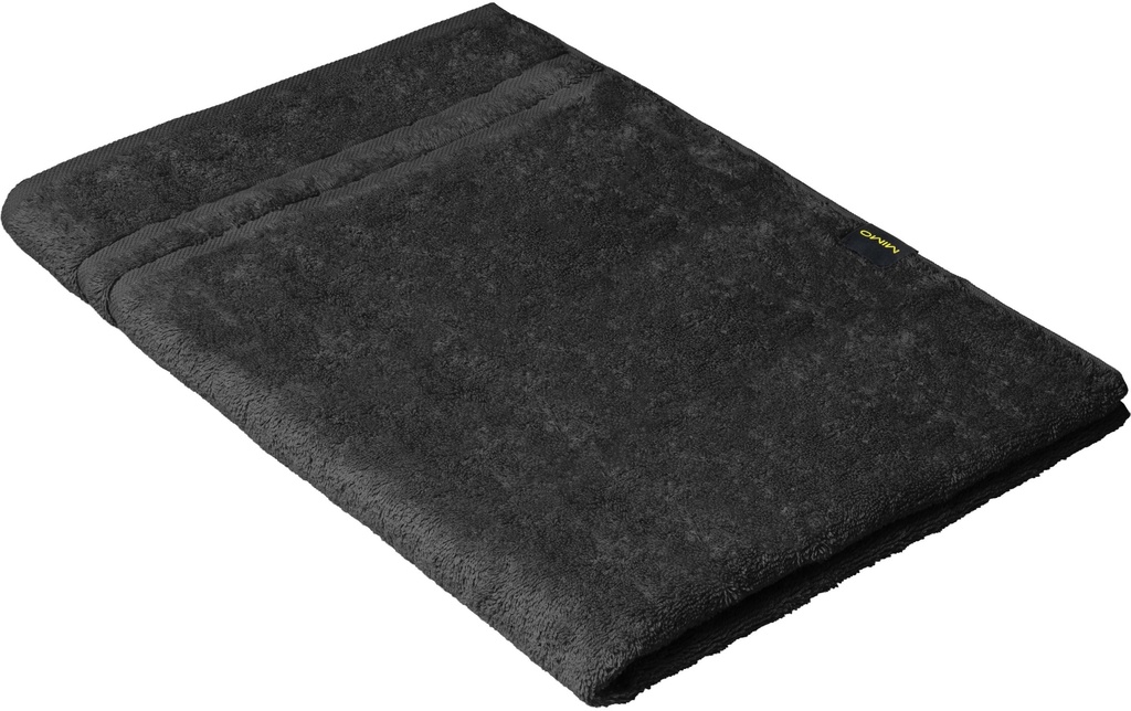 Mimo Serviette de douche air 70 x 140 cm, Noir