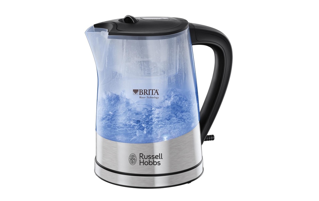 Russell Hobbs Bouilloire Purity 1.5 l, Transparent/Argenté