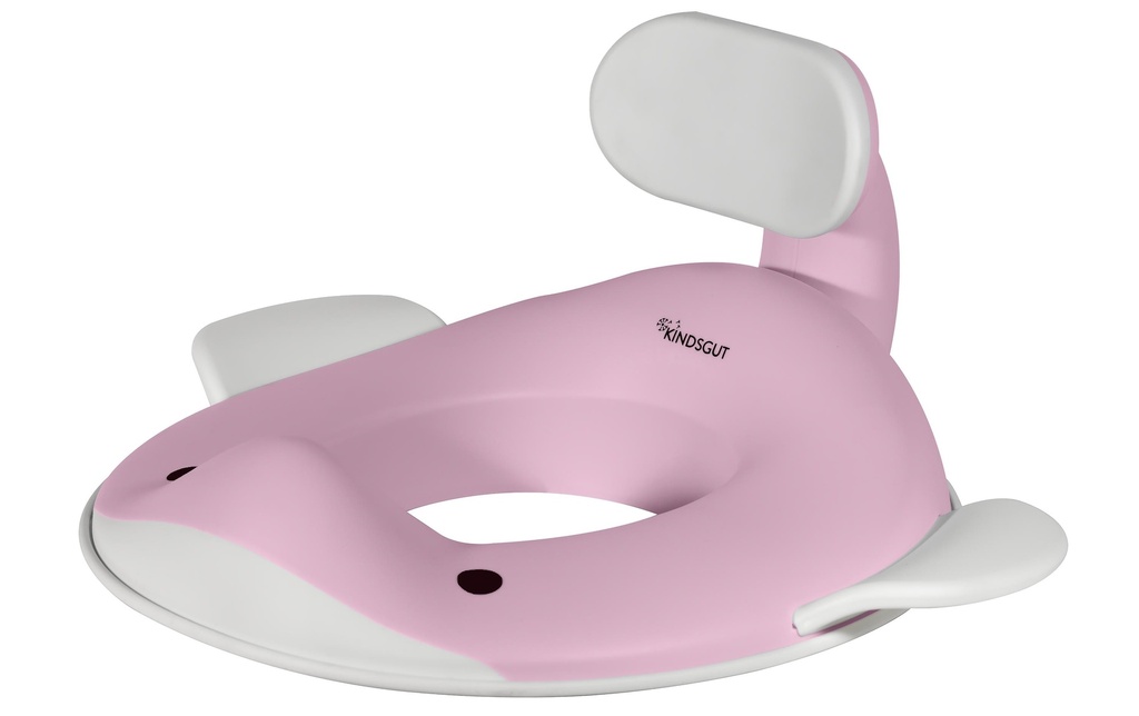 Kindsgut Siège de toilette Baleine Rose pâle