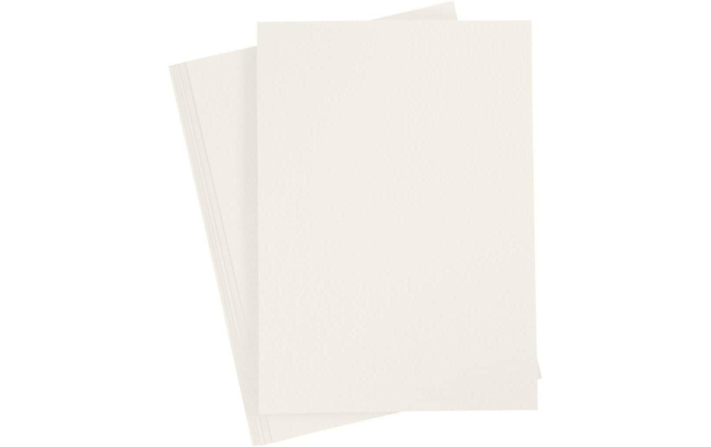 Creativ Company Papier de bricolage 70 g, 20 feuilles, Crème