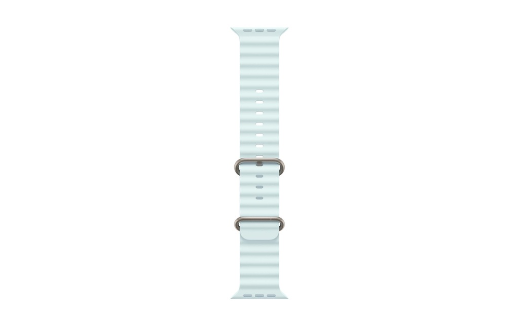 Apple Bande océanique 49 mm bleu cristal/gris