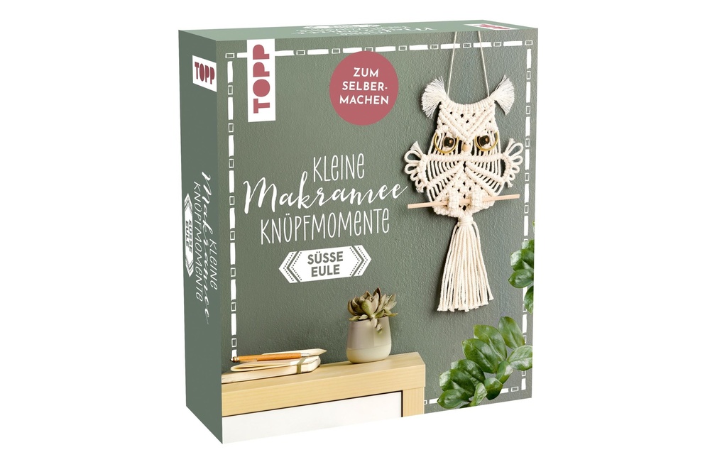 Frechverlag Kits de bricolage Hibou en macramé