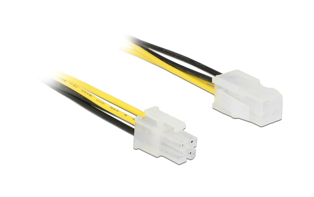 Delock Câble électrique de prolongation 4Pin - 4Pin CPU 50 cm