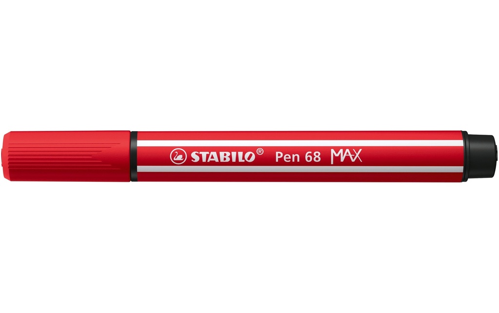 STABILO Crayon feutre Pen 68 MAX Rouge carmin, 5 pièces