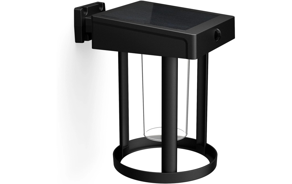 Philips Camill UE Applique murale solaire ronde noire 3000K