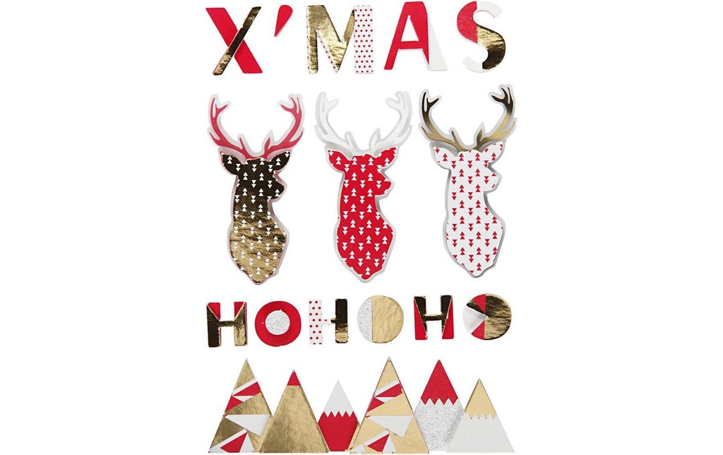 Creativ Company Autocollants de Noël 3D Noël