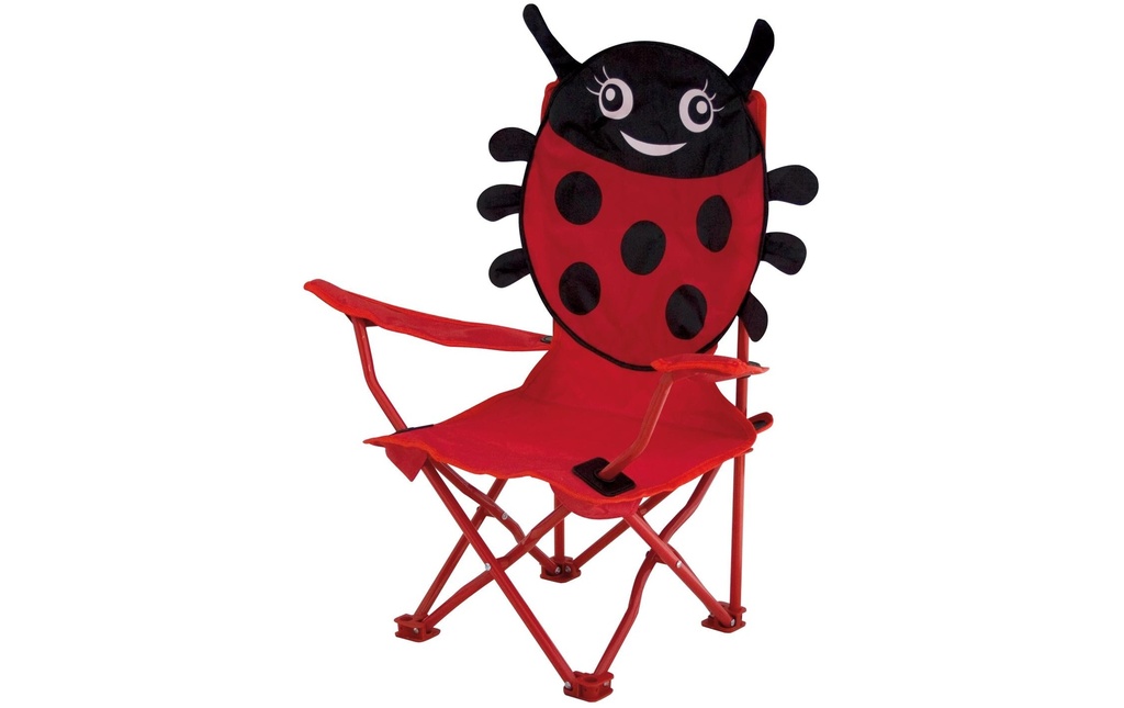 Eurotrail Chaise de camping Ardeche Animal Rouge