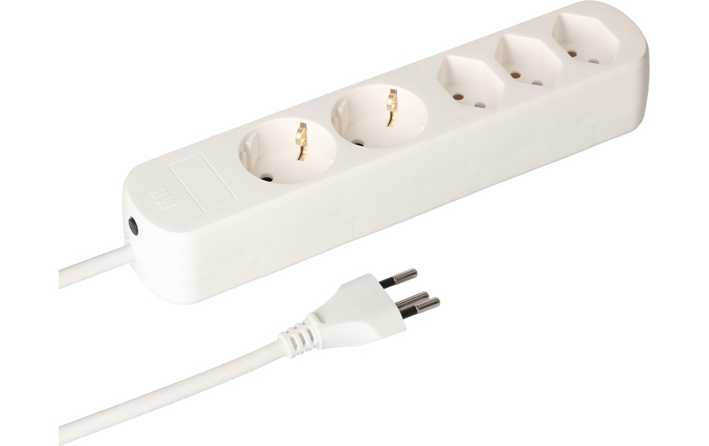 Max Hauri Bloc multiprises Basic-Line 3xT13, 1.5 mètres