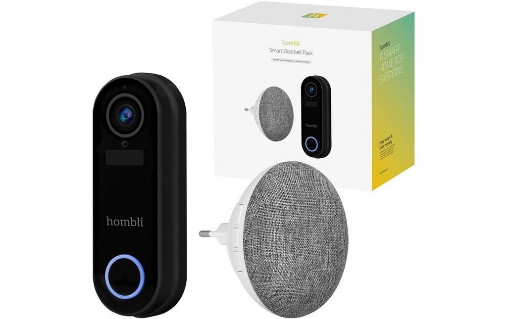 hombli Smart Doorbell Pack, Noir