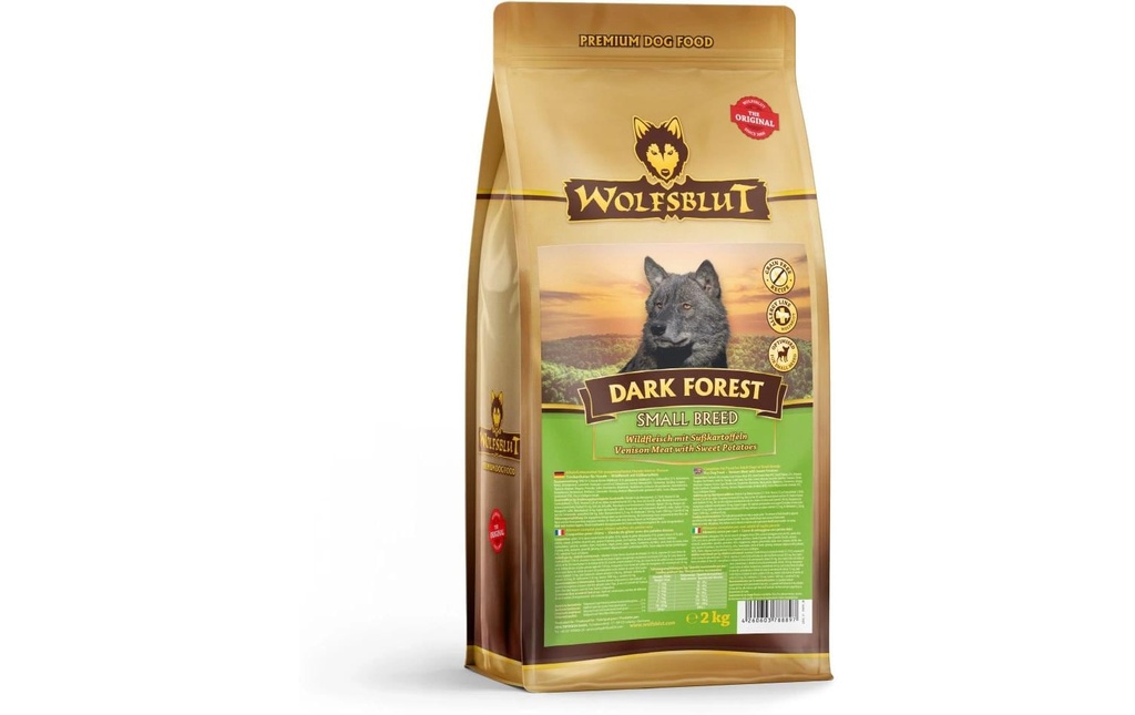 Wolfsblut Alimentation sèche Dog Small Breed Dark Forest Adult, 2 kg