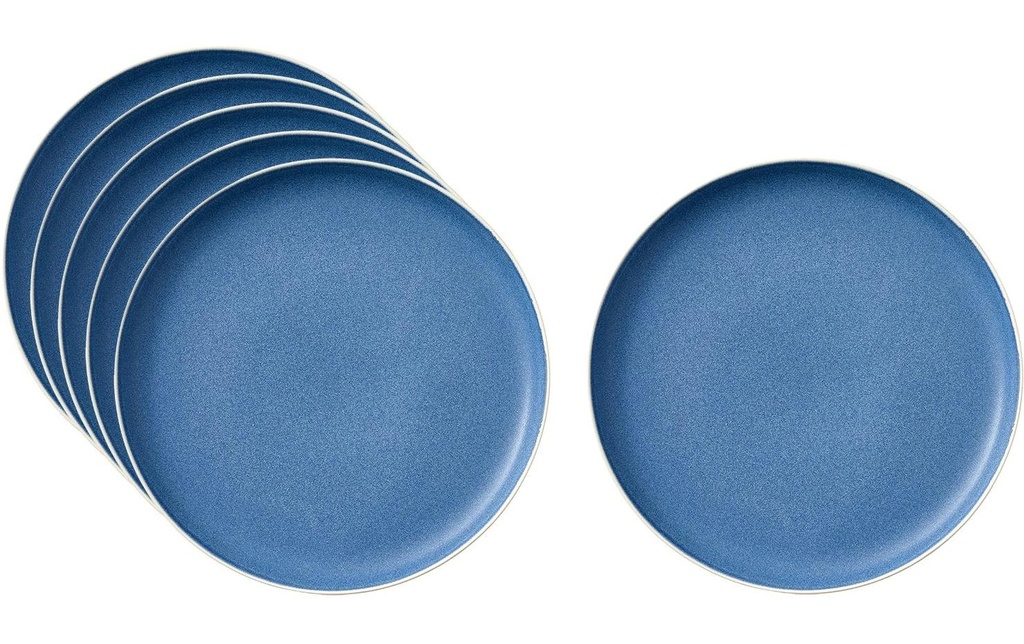 Studio Round Assiettes pour le petit-déjeuner et à dessert North 6 Pièce/s,Bleu
