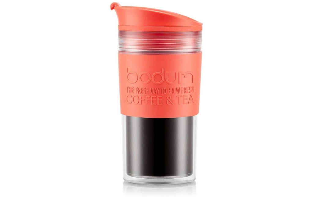 Bodum Travel Mug 0.35 l, Bright Coral