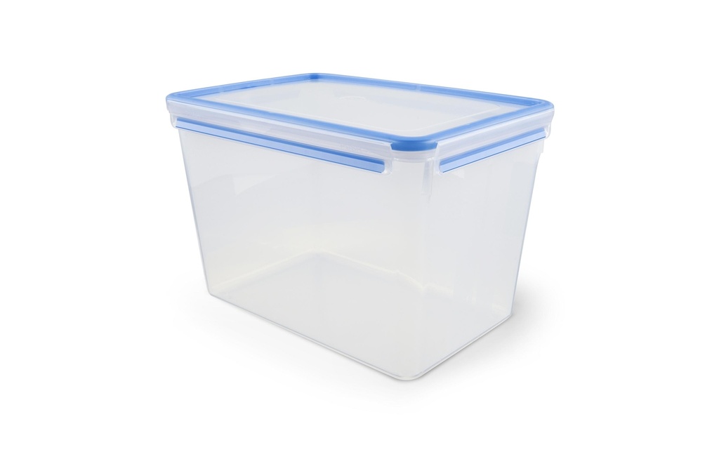 Emsa Récipients à provisions Clip& Close 10.8 l, Bleu/Transparent