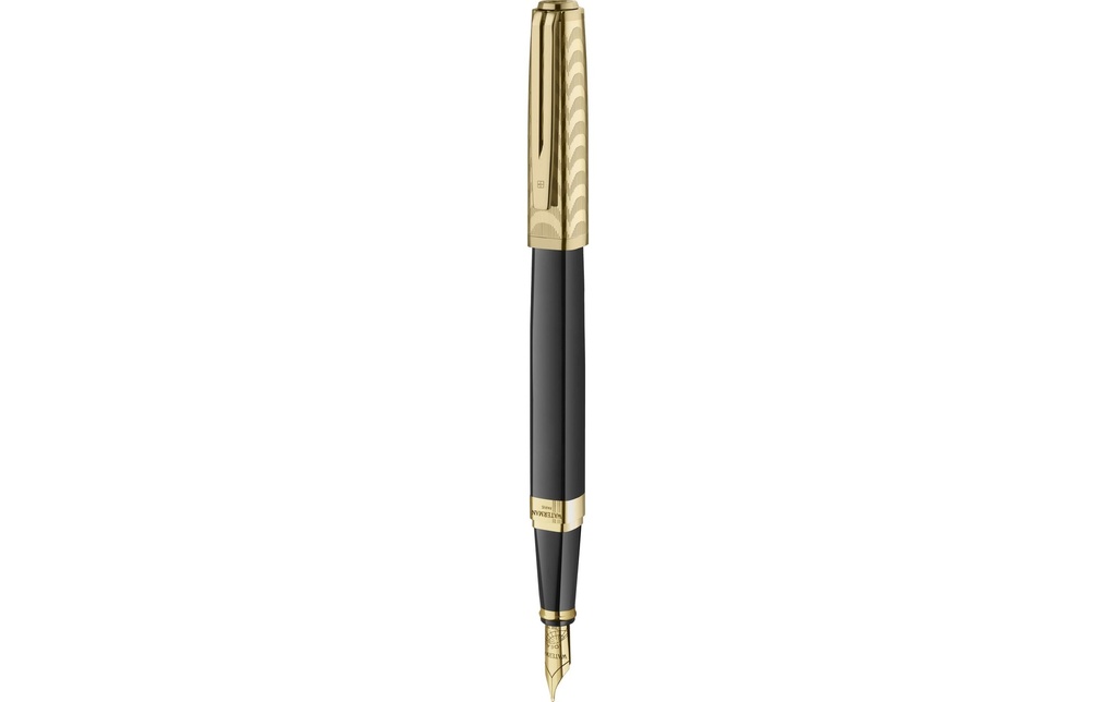 WATERMAN Stylo plume Carene Opera Multiplateforme F, noir/or