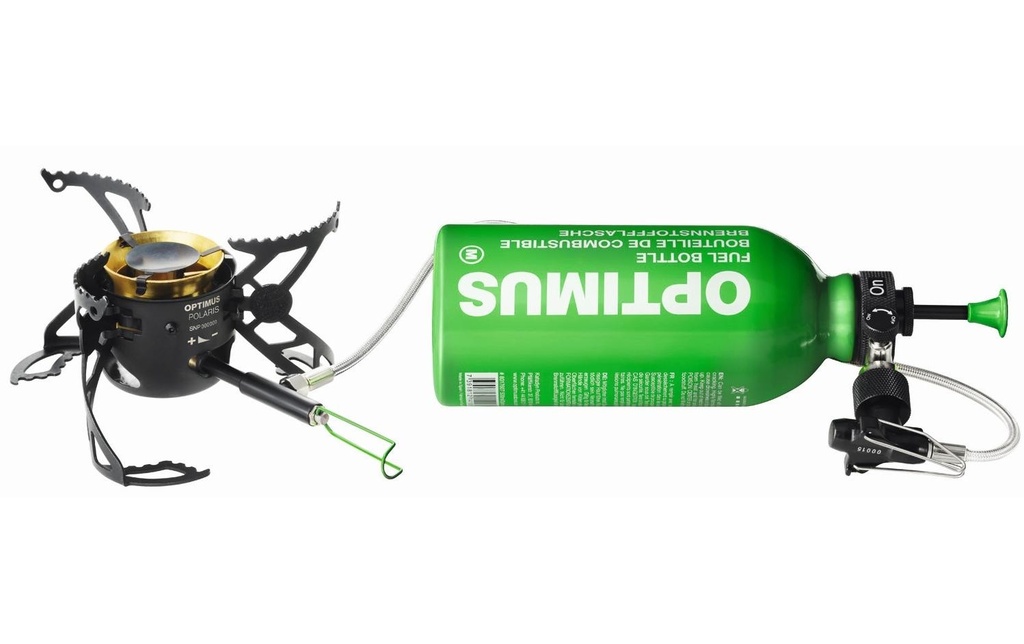 Optimus Réchaud Polaris avec bouteille de combustible de 0.4 L