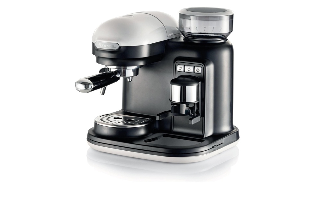 Ariete Cafetière à portions individuelles MODERNA Noir/Blanc