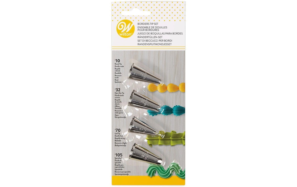 BackshopSchweiz Set de douilles Border Wilton #10, #32, #70, #105