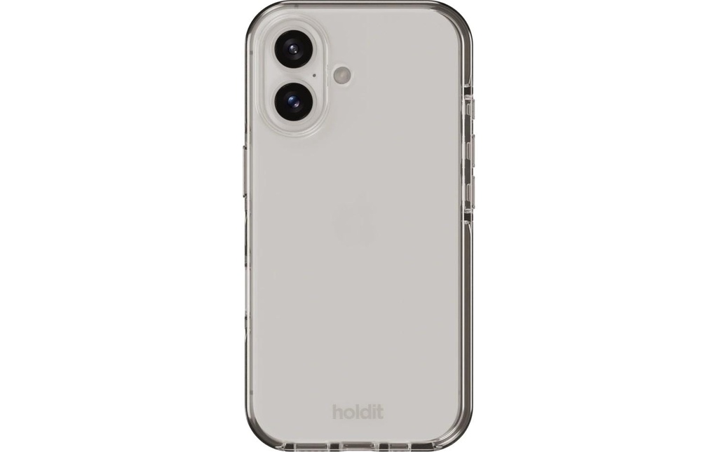 Holdit Coque arrière Seethru iPhone 16 Blanc
